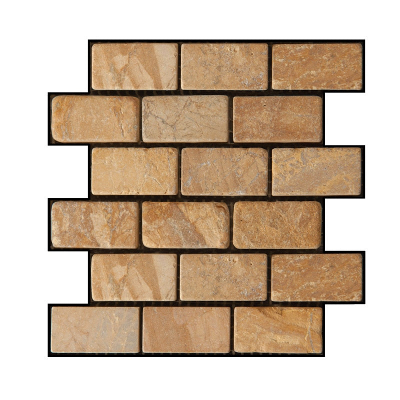 Textured Brick Design Wall Covering