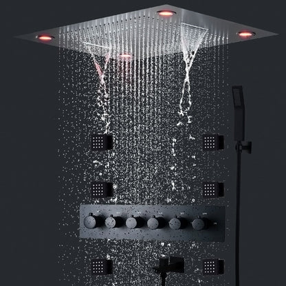 Luxurious Waterfall Spa Shower Head - Pexav