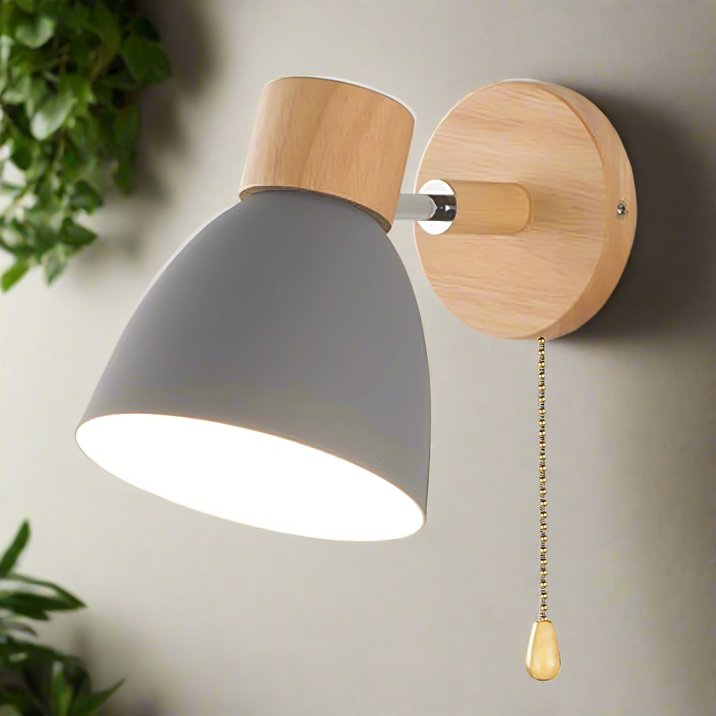 Traditional Nordic Pendant Lamp with Cord Pull