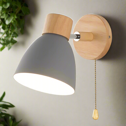Traditional Nordic Pendant Lamp with Cord Pull