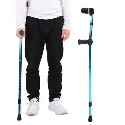 Collapsible, Ergonomic Walking Crutch - Pexav