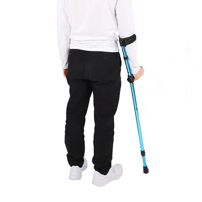 Collapsible, Ergonomic Walking Crutch