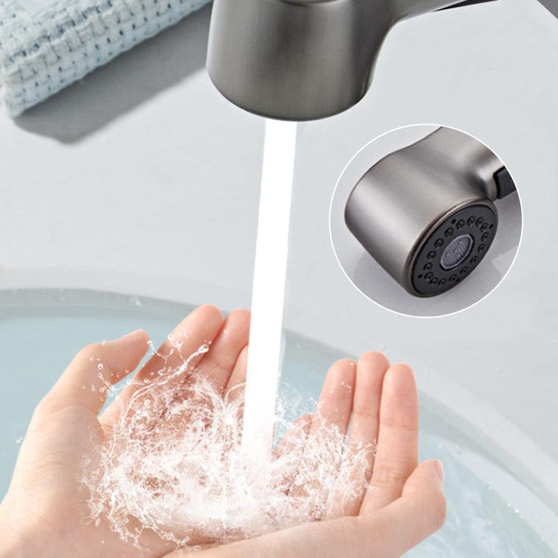Stainless Steel Kitchen Faucet With Pull-Out Spray