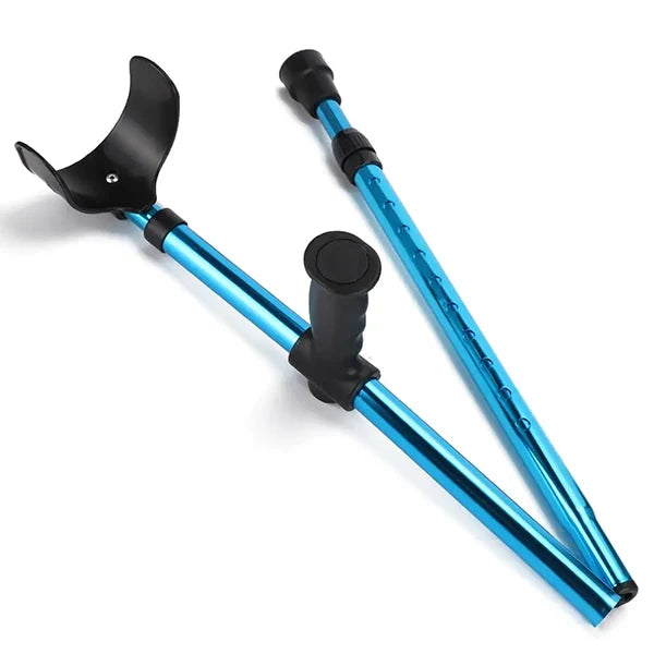 Collapsible, Ergonomic Walking Crutch