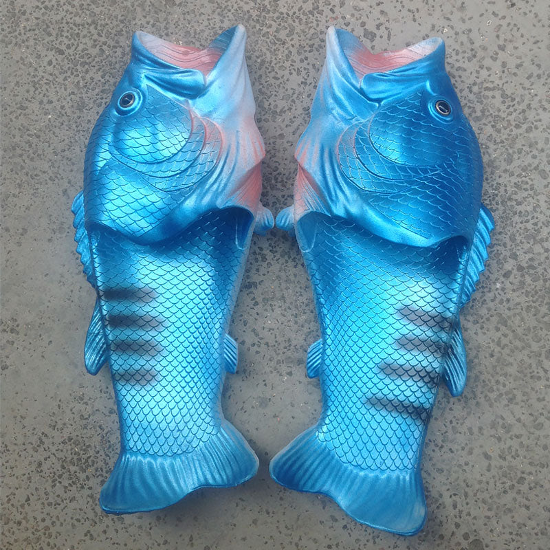 Comfortable Mens Womens Fish Slipper Shoes