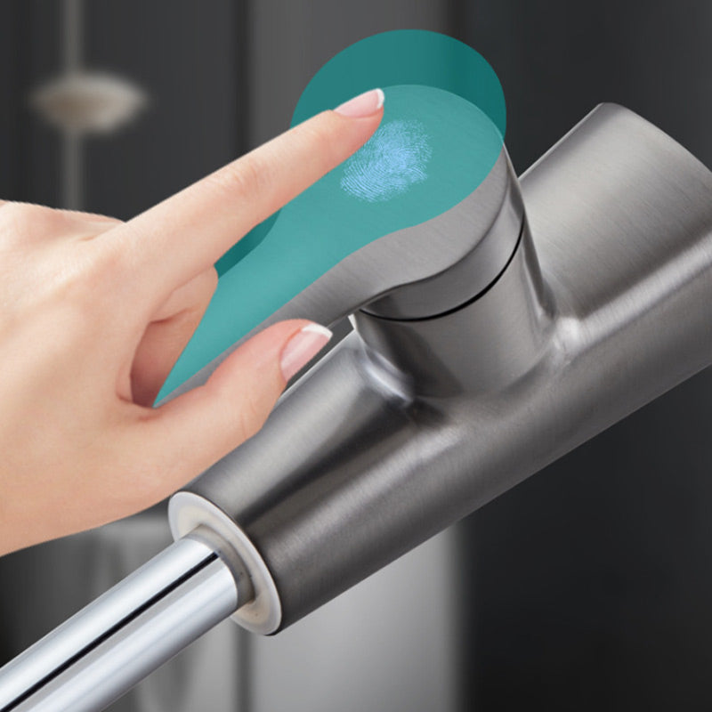 Stainless Steel Kitchen Faucet With Pull-Out Spray