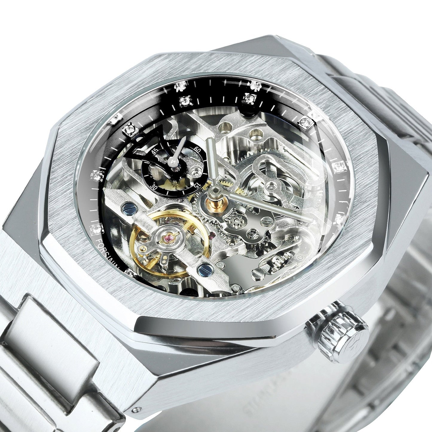 Stylish Skeleton Automatic Men's Watch