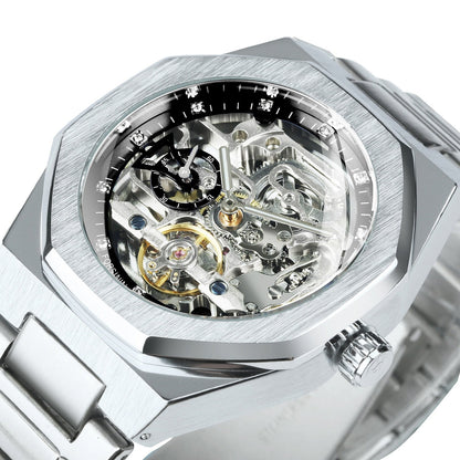 Stylish Skeleton Automatic Men's Watch