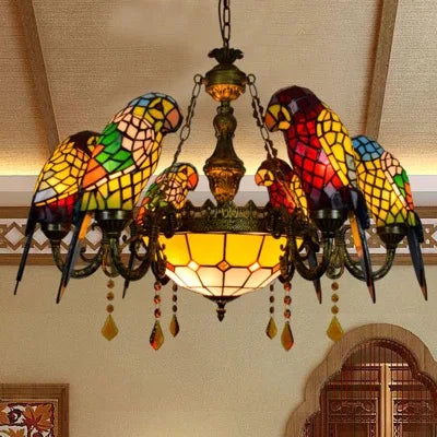 Vintage Bird Pendant Light Lamp