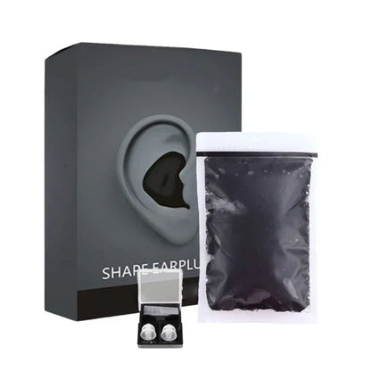 Comfortable Silicone Sleep Earplugs - Reusable Noise Reduction