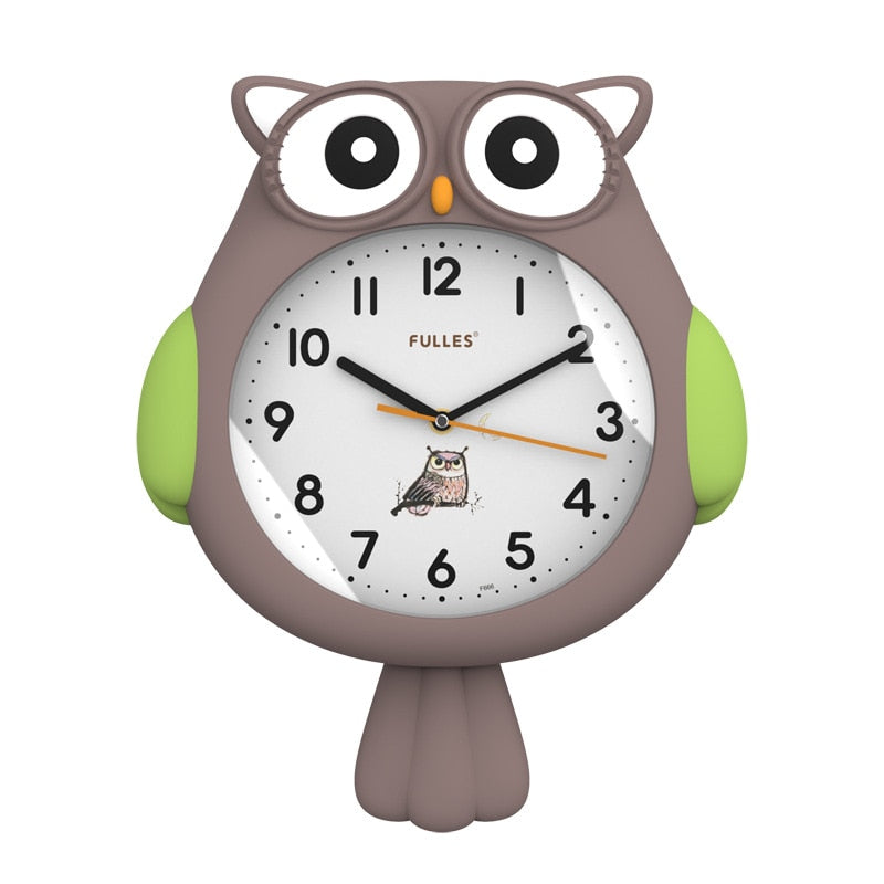 Beautiful Night Owl Wall Clock