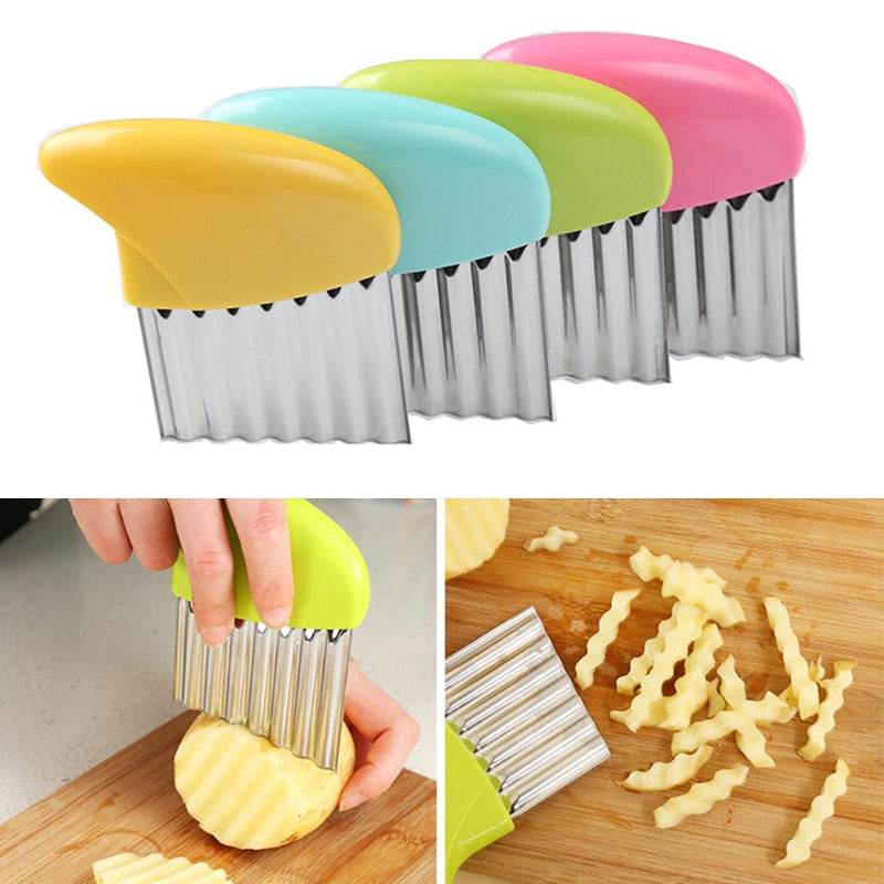 Easy Cut Kitchen French Fry Potato Slicer