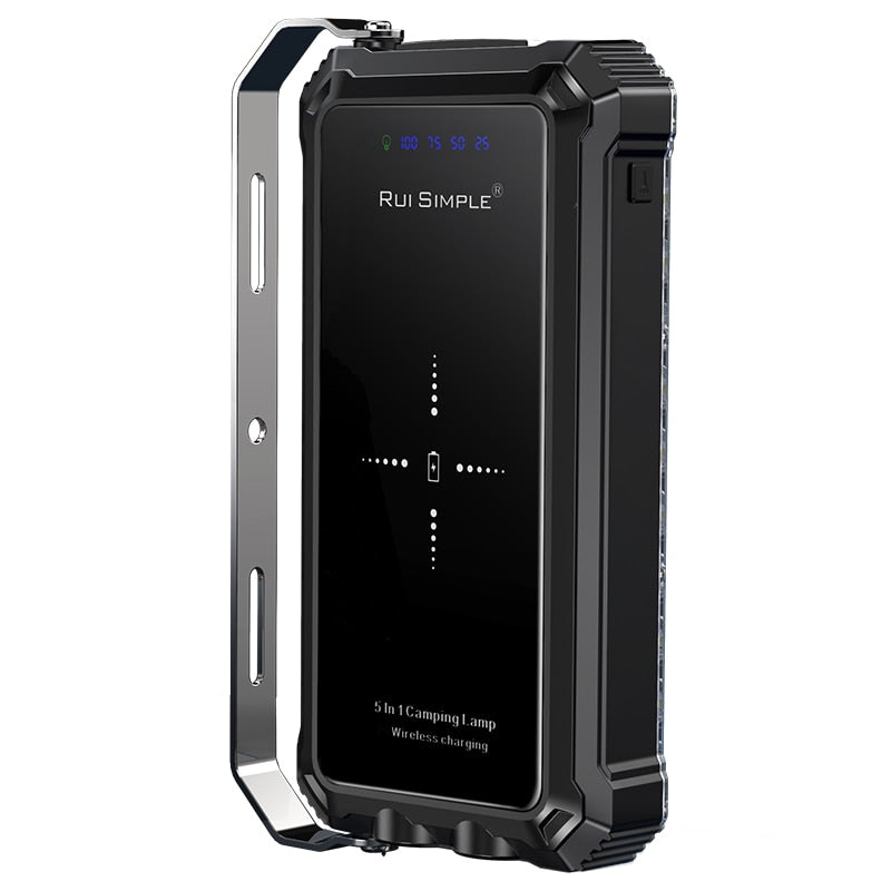 Portable LED Power Bank Wireless Charger Lamp