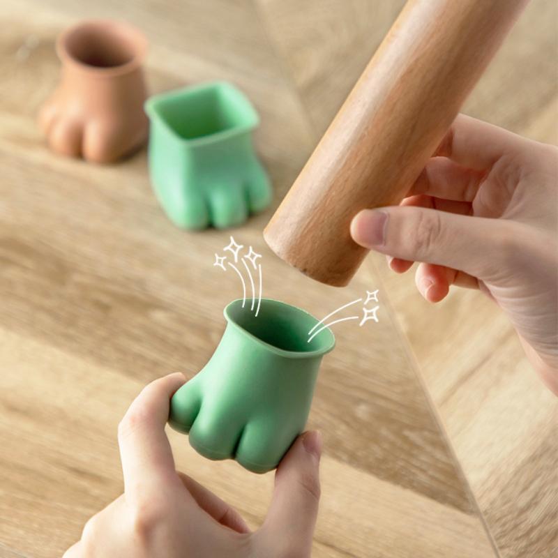 4Pcs Anti Slip Cat Paw Chair Leg Protectors - Pexav