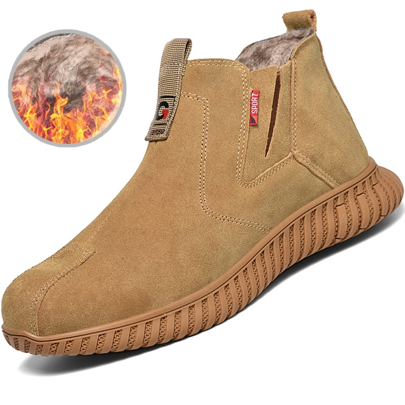 Rugged Insulated Snow Work Boots