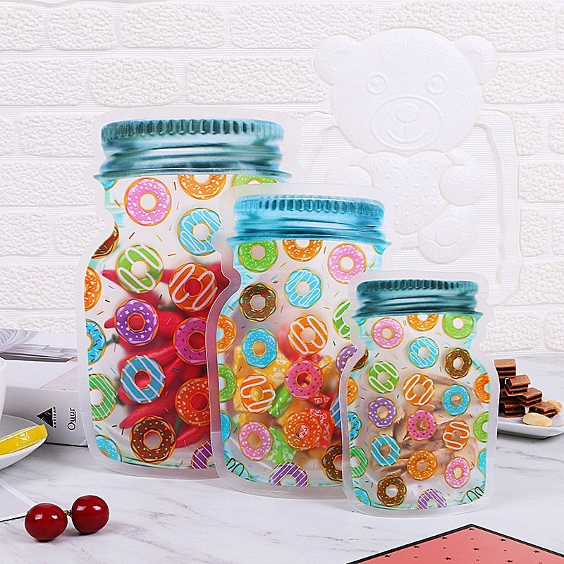 Clear Reusable Plastic Storage Bags