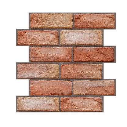 Textured Brick Design Wall Covering