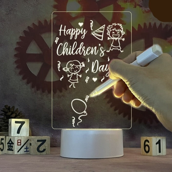 Colorful LED Desk Note Lamp - Pexav