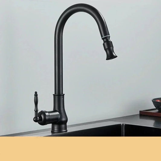 Classic Gold Finish Kitchen Faucet - Pexav