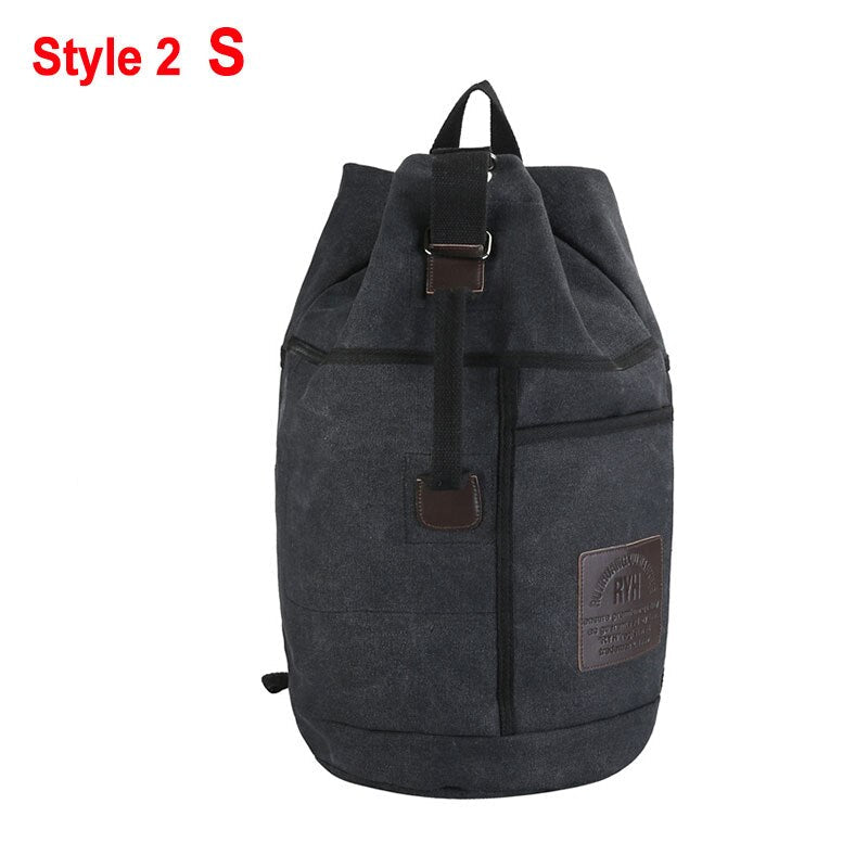 Travel Ready Canvas Hiking Backpack Bag