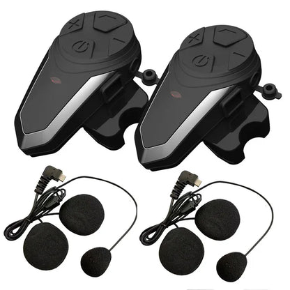 Wireless Motorcycle Helmet Headset with Bluetooth and Long Range