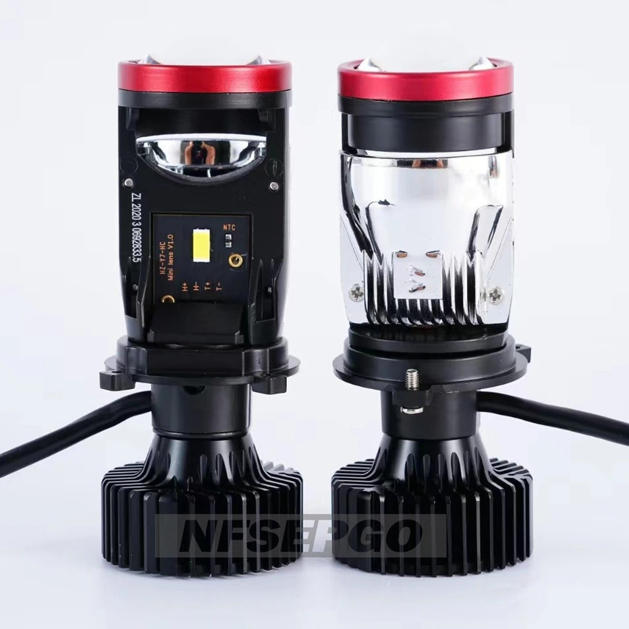 Bright LED Headlight Bulbs 120W High Power Cooling Fan - Pexav