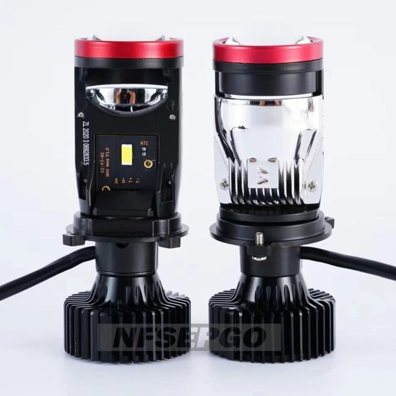 Bright LED Headlight Bulbs 120W High Power Cooling Fan