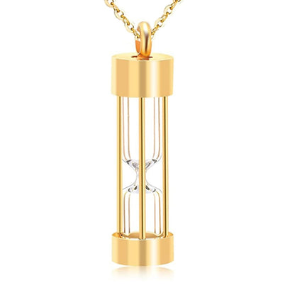 Timeless Sand Timer Pendant Necklace