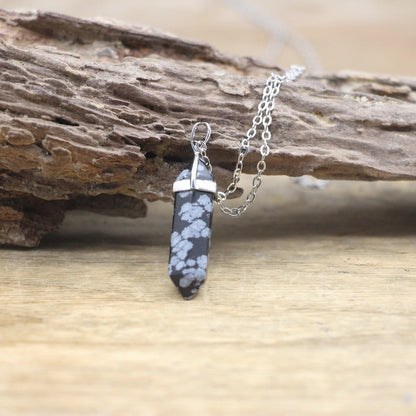 Boho Gemstone Balance Pendant Necklace