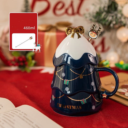Colorful Holiday 3D Christmas Mug