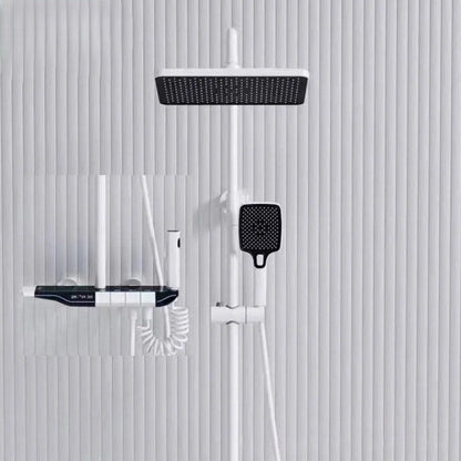 Luxury Gold Rain Shower Head Set