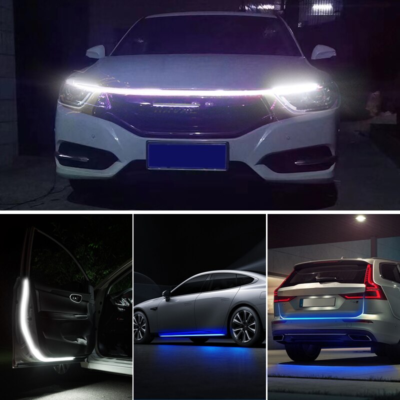 Adjustable Car LED Hood Strip Light - Pexav
