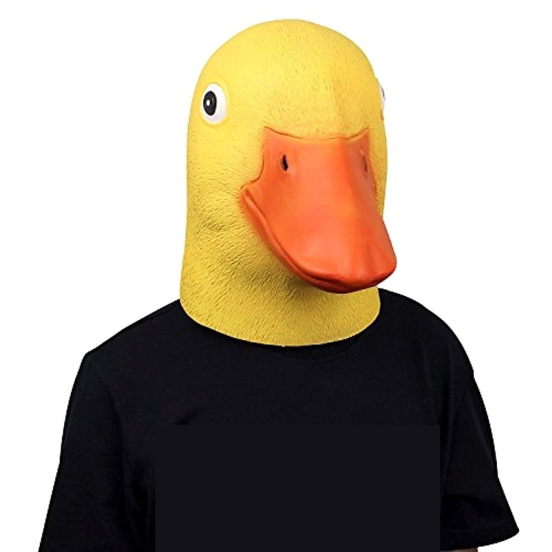 Bright Duck Costume Face Mask