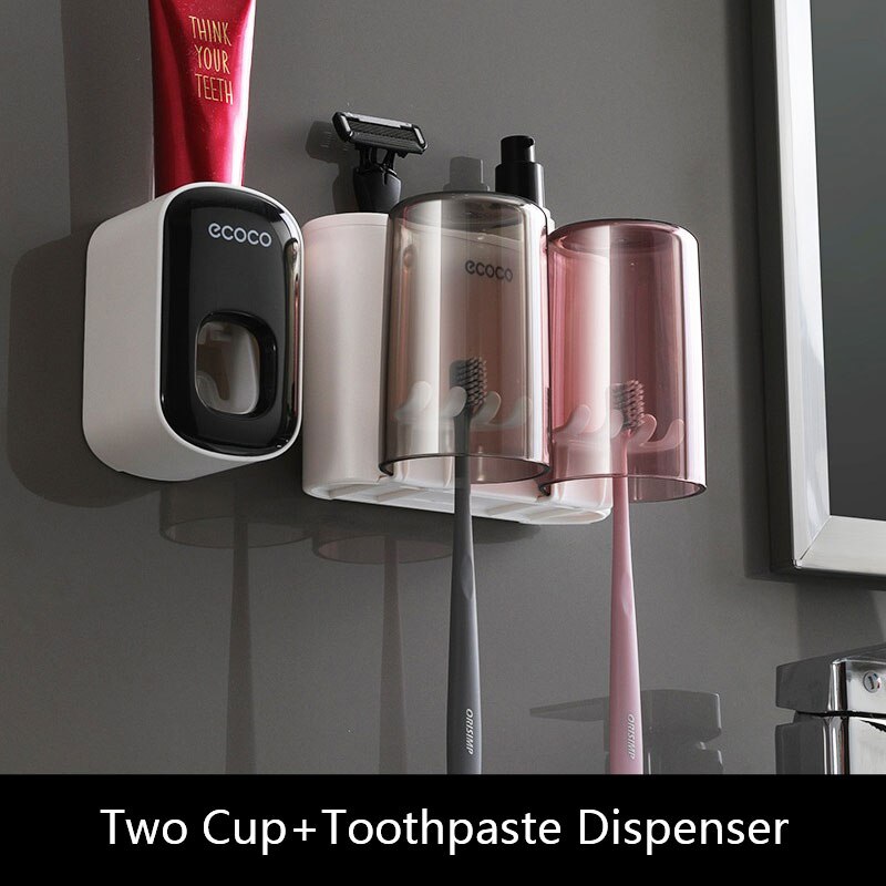 Space Saving Bathroom Storage Toothbrush Holder