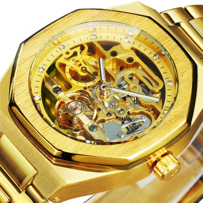 Stylish Skeleton Automatic Men's Watch