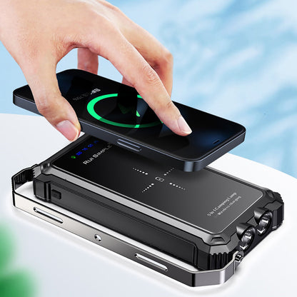 Portable LED Power Bank Wireless Charger Lamp - Pexav