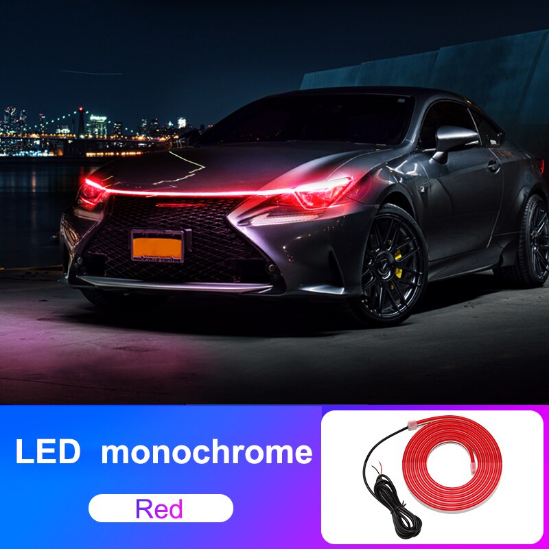 Adjustable Car LED Hood Strip Light