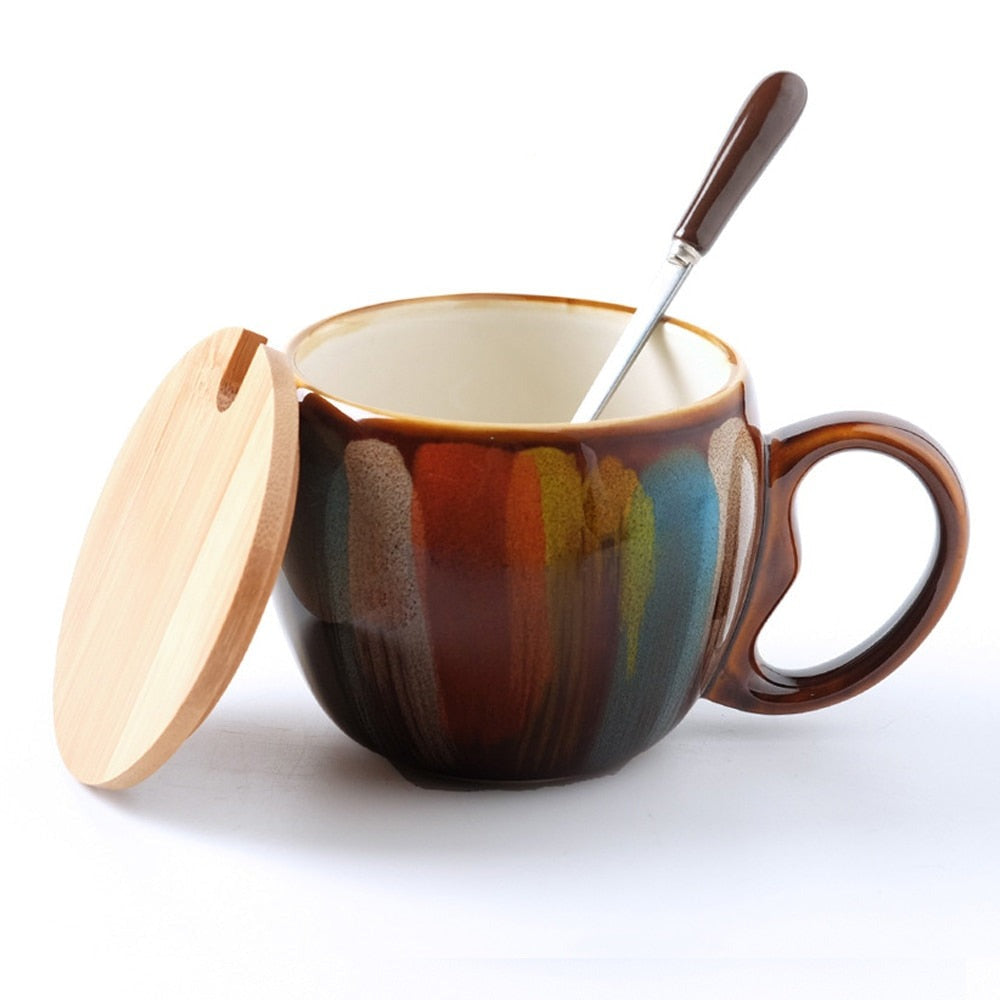 Unique Painted Ceramic Coffee Mug