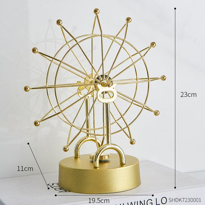 Stylish Silver Swivel Desk Lamp