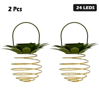 Tropical Outdoor Solar Powered Lamp