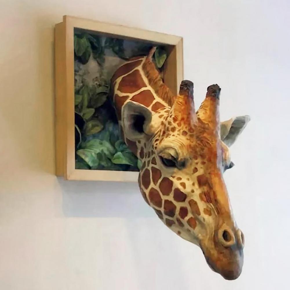 Unique Giraffe Wall Art Decoration - Pexav
