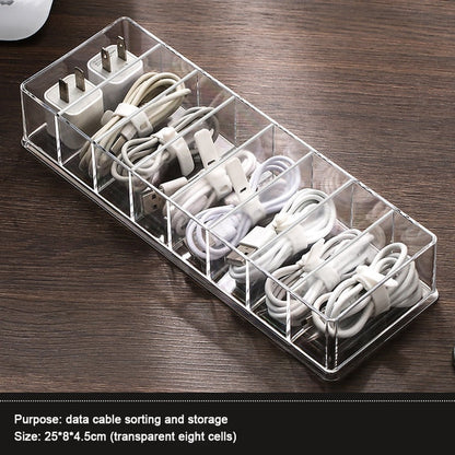 Clear Cord Storage Container