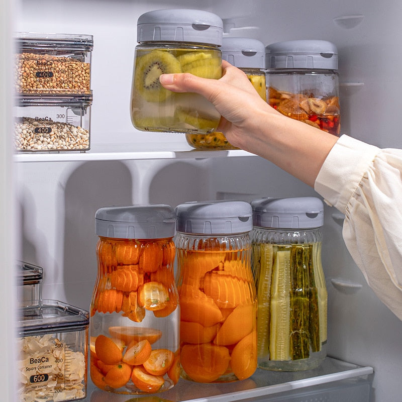 Airtight Fresh Food Glass Containers - Pexav