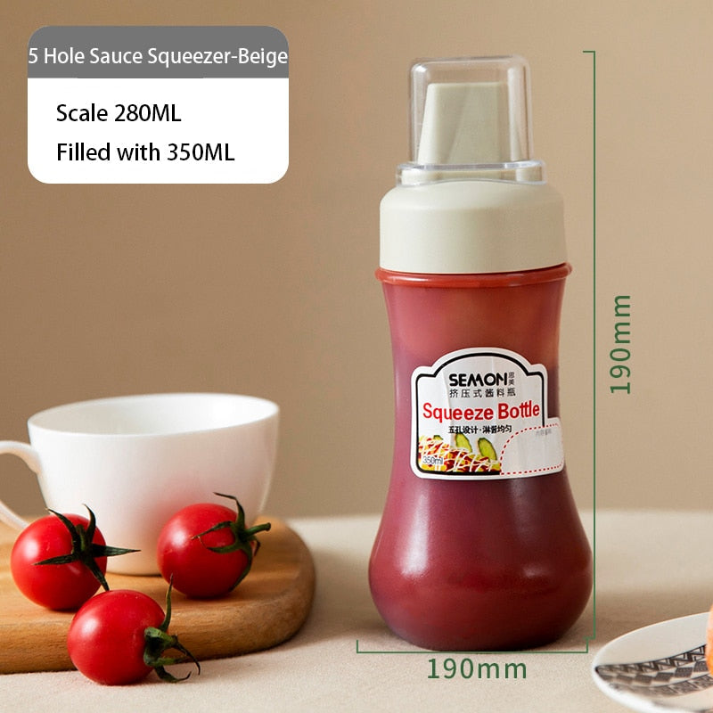 Condiment Easy Squeeze Sauce Bottle