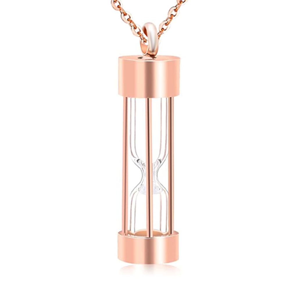 Timeless Sand Timer Pendant Necklace