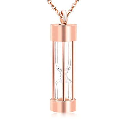Timeless Sand Timer Pendant Necklace