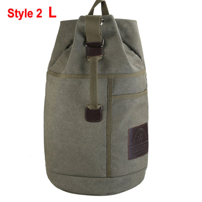 Travel Ready Canvas Hiking Backpack Bag