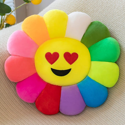 Bright Floral Soft Pillow Cushion