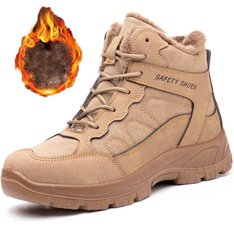 Rugged Insulated Snow Work Boots