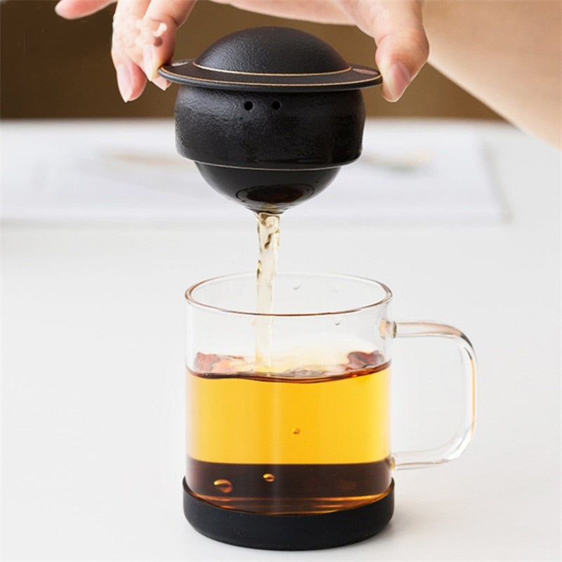 Astronomical Planet Pattern Tea Pot - Pexav